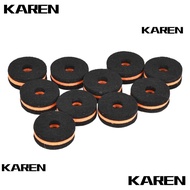 KAREN1 10 Pcs ​Cymbal Stand Felt, ​Protection Sleeve​ 35mm Diameter​ ​Cymbal Felt Pad​, Lightweight 