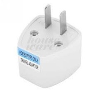 UNIVERSAL ADAPTOR : 3 PIN SOCKET Perfect for Travel - White