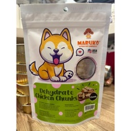 MARUKO MAKANAN ANJING  DEHYDRATE CHICKEN CHUNKS DOG TREATS 50G DOG SNACK