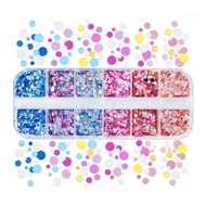 san* Glitter Flakes Confetti Fillings DIY Epoxy Resin Mold Filler Shiny Nail Sequins