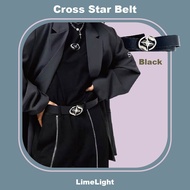 LimeLight Cross Star Wear Suit Pants Jeans Korean Style Belt Y2K BEL-018 Y2K Belt Men
