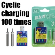 Professional rechargeable battery+charger set, Fishing float CR425 battery, Cycle  for use