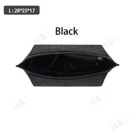 🚚SG Seller🚚 Felt Insert Bag Fits For Longchamp Handbag Liner Bag Organize women Cosmetic Bag Felt Cloth Makeup Bag Support Handbag lining Travel Portable Insert Purse Bags