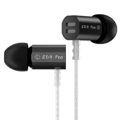 KZ ED9 PRO HIFI In Ear Earphones Dynamic Driver Bass Music Headset Detachable Nozzle Design Earphone