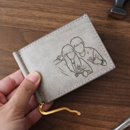 聖誕禮物【客製】鈔票夾 錢夾 皮製短銀包