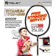 Original FELET TITANIUM TI 88 TI88 35LBS Badminton Racket