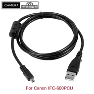 สายลิ้ง สายชาร์จกล้อง ส่งข้อมูล Canon EOS M6 M6ii M50 M50ii G5x G7xii EOS 90D  850D รหัส IFC-600PCU mirco usb