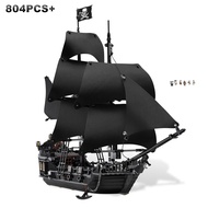 Pirates The Black Pearl Queen Annes Revenge Ship Boat Fit 4195 4184 Model Building Block Moc Caribbe