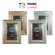 Frame Photo Card 4R Gold Silver For Postcards Photocard Image Size 4x6 Inches With Stand