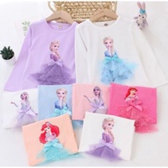 DISNEYSHIRT 3D TSHIRT FROZEN MERMAID ARIEL LONG SLEEVE T-SHIRT 3D