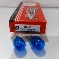 Stanlee 50 Blue Bulb/Plug Light/Ball Signal/Sen/Signal/Series/Senja T13 12V-10W
