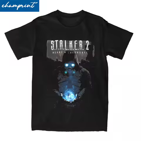 Fish Out Of Water T-Shirt Men Cotton Clothes Streetwear Stalker 2 O-neck Short Sleeve