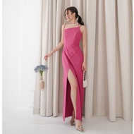 Emily Midi Dress / Dress Wanita / Dress Korea