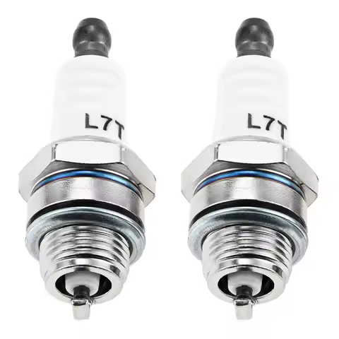 2Pcs Chainsaw Brush Cutter Spark Plug 25cc 52cc 62cc for 2 Stroke Engine MS180 MS250 MS070 Husquarna