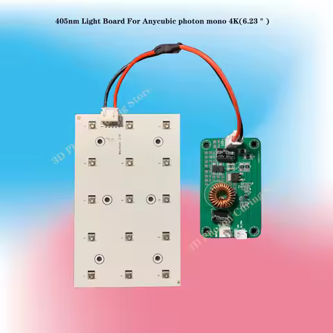 405nm Light Board For Anycubic photon mono 4K 6.23＂UV laser exposure lamp panel 3D printer replaceme