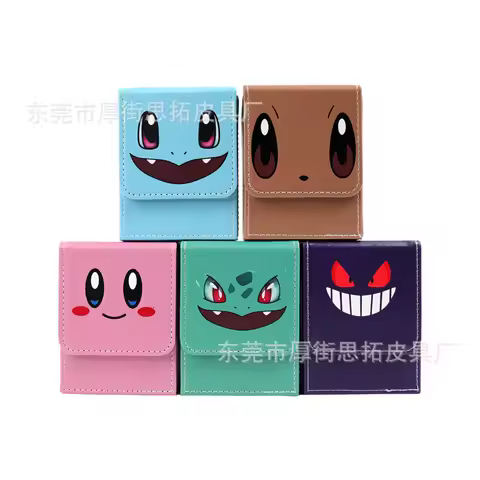 Pokemon Card Deck Storage Box PTCG Board Games battle card box deck box mtg Card Carrying Organiser 