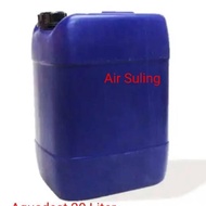 Premium Aquadest 20 liter Akuades Aquades Air Suling Berkualitas