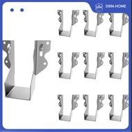 DBM.HOME-10Pcs LU24 2X4 Galvanizing Face Joist Hanger Mount Joist Hangers for Wood Hurricane Ties Ra