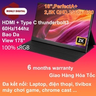 16 inch Portable Monitor, Touch Option 2 100%SRGB, 60hz-144hz, Computer, Expansion, Detachable, Seco