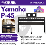 Yamaha P-45 88 Graded Hammer Action Keys Digital Piano , Wooden Stand ( P45 / P 45)