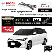 Bosch Wiper for Toyota Estima 2016-2019 [ACR50/ACR55] 26" + 16" SET