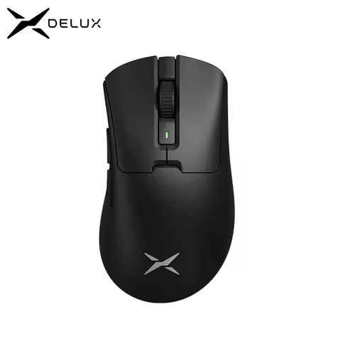 Delux M900PRO Wireless Gaming Mouse Ergonomic 8K Polling Rate PAW3395 63g Magnetic RGB Charging Dock