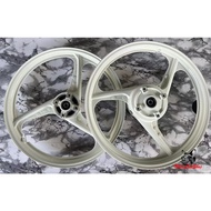 Enkei Sport Rim 3 Batang Putih susu Yamaha Y125Z / LC135 5S / LC135-Fi, Size (Front 1.4, Rear 1.6) F