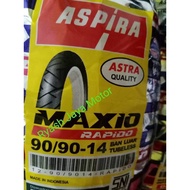 Ban Tubeless Maxio Rapido techno Belakang 90 90-14 For Beat vario 110