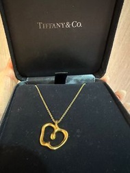 Tiffany&amp;CO.18K金蘋果造型項鍊