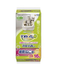 デオトイレ複数ねこ用ふんわり香る消臭・抗菌シートナチュラルソープの香り