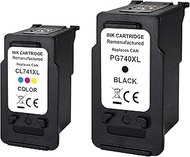 Canon PGI-740XL 740XL CLI-741XL 741XL Remanufactured Printer Ink Cartridge Compatible with Canon Pix