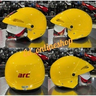 ARC AF6 Half Helmet / Arc steng 60CM Yellow / Kuning Raja ( L ) ( 100% Original ARC AF6 ) JK1