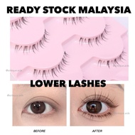 READY STOCK MALAYSIA PREMIUM LOWER LASHES NATURAL LOWER LASHES Under Eye Lashes Fake Eyes Lashes Eye