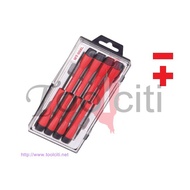 Flat Phillips Precision Screwdriver 8-Piece Set (MT-508L) Hardware Electronic Tool Glasses 3C City T