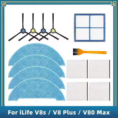 Compatible For ( iLife V8s / V8 Plus / V80 Max, Amibot Animal XL H2O Connect ) Spare Parts Accessori