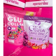 Manee Gluta Collagen & 1 Pack 30 Sachets Glutathione Supplement Collagen Supplement Whitening Supple