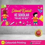 Banner Selamat Kembali Ke Sekolah