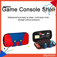Skym* Hard Shell Bag Nintendo Switch Hard Shell Carrying Case Shockproof Protective Storage Bag for Game Console Impact Resistant Zipper Case for Switch