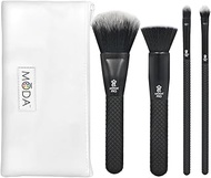 Royal Brush Moda Pro 5 Piece Set Cosmetic Complete Face Make Up Brush Kit, 0.38 Count