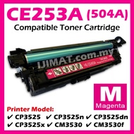 MAGENTA CE250A CE251A CE252A CE253A CompatibleToner HP 504A Laserjet CP3525 CP3525N CP3525dn CP3525X