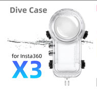 Invisible Dive Case for Insta360 X4 / X3 Waterproof Housing Case for Insta 360 X4 Underwater Protect