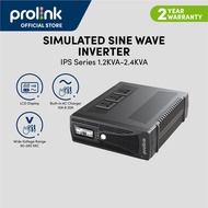 Prolink IPS1200/ IPS2400 1200VA - 2400V Inverter Power Supply with LED and LCD (Simulated Sinewave I