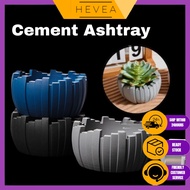 HEVEA Light Luxury High-End Cement Ashtray Nordic Creative Ashtray Bekas Abu Rokok Mewah Minimalis M
