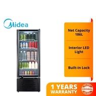 Midea Showcase Chiller Gross Showcase Chiller (187L) MSC-186BE