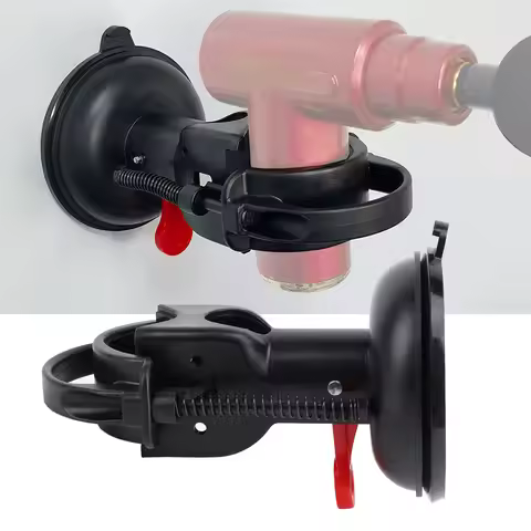 Massage Gun Mount Massage Gun Wall Holder Vacuum Suction Cup Adjustable Fit Easy To Install Fascia G