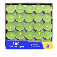 Candle Smoke Remove Candle Scented Small Candle 4 Hours Flower Fruit Birthday Romantic Scented Green