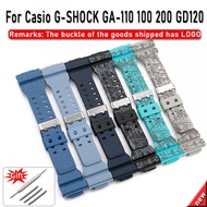 Silicone Strap for For Casio G-SHOCK GA-100/110/120/150/200/300 GD-100/110/120 G-8900/GR-8900/GW-890