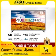 Polytron Led Tv 55 Inch 55US8850 Digital 4k Uhd Tv PLD-55US8850 Garansi Resmi 5 Tahun Suara Kencang Awet Tahan Lama