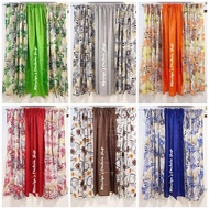 3in1 set curtain for window non ring curtain assorted design curtain