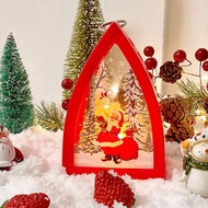 XY^Christmas Triangle Storm Lantern Christmas Night Lights Christmas Decoration Decoration Creative Gift for Children